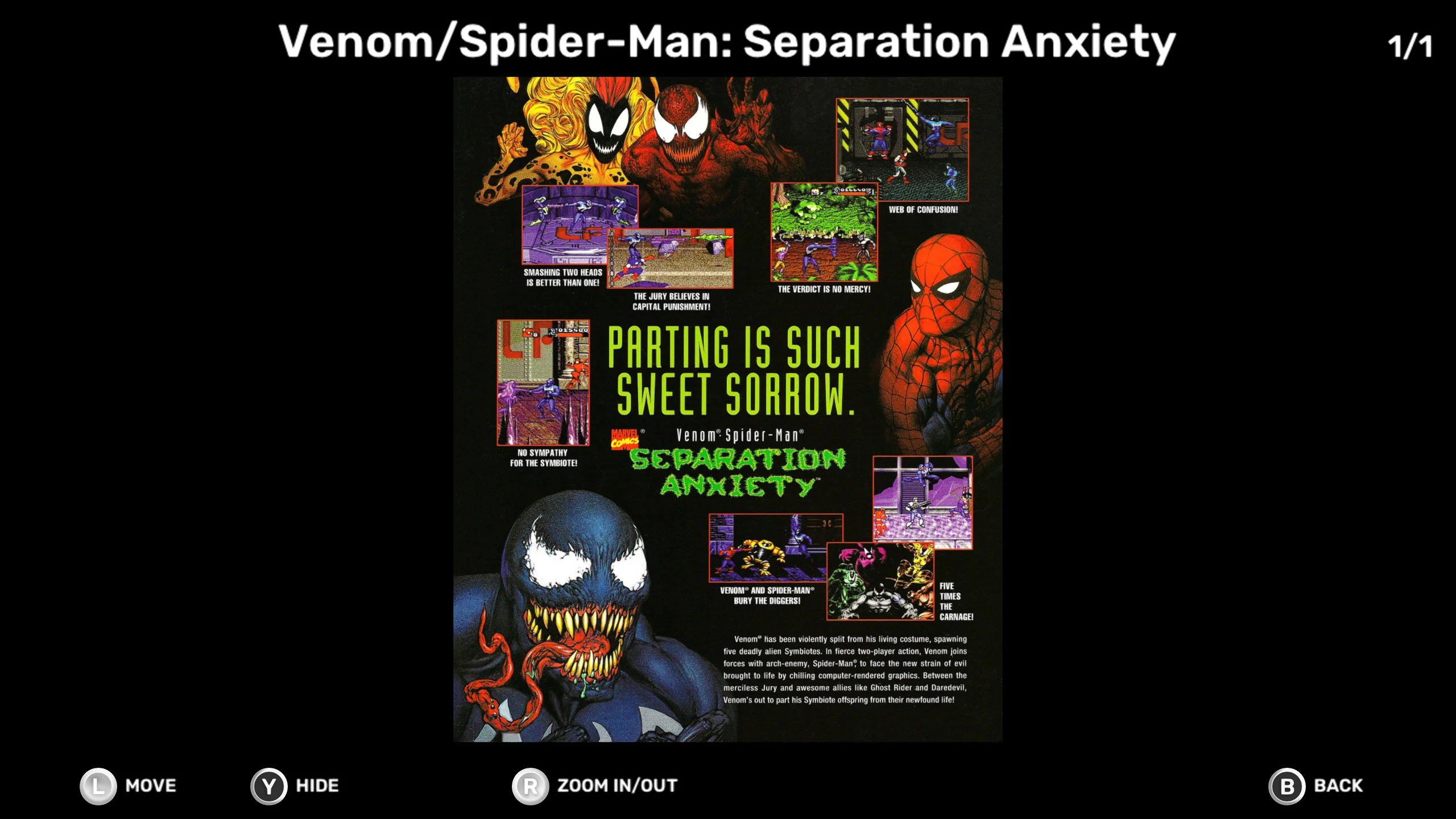 MARVEL MaXimum Collection на Nintendo Switch — Скриншот