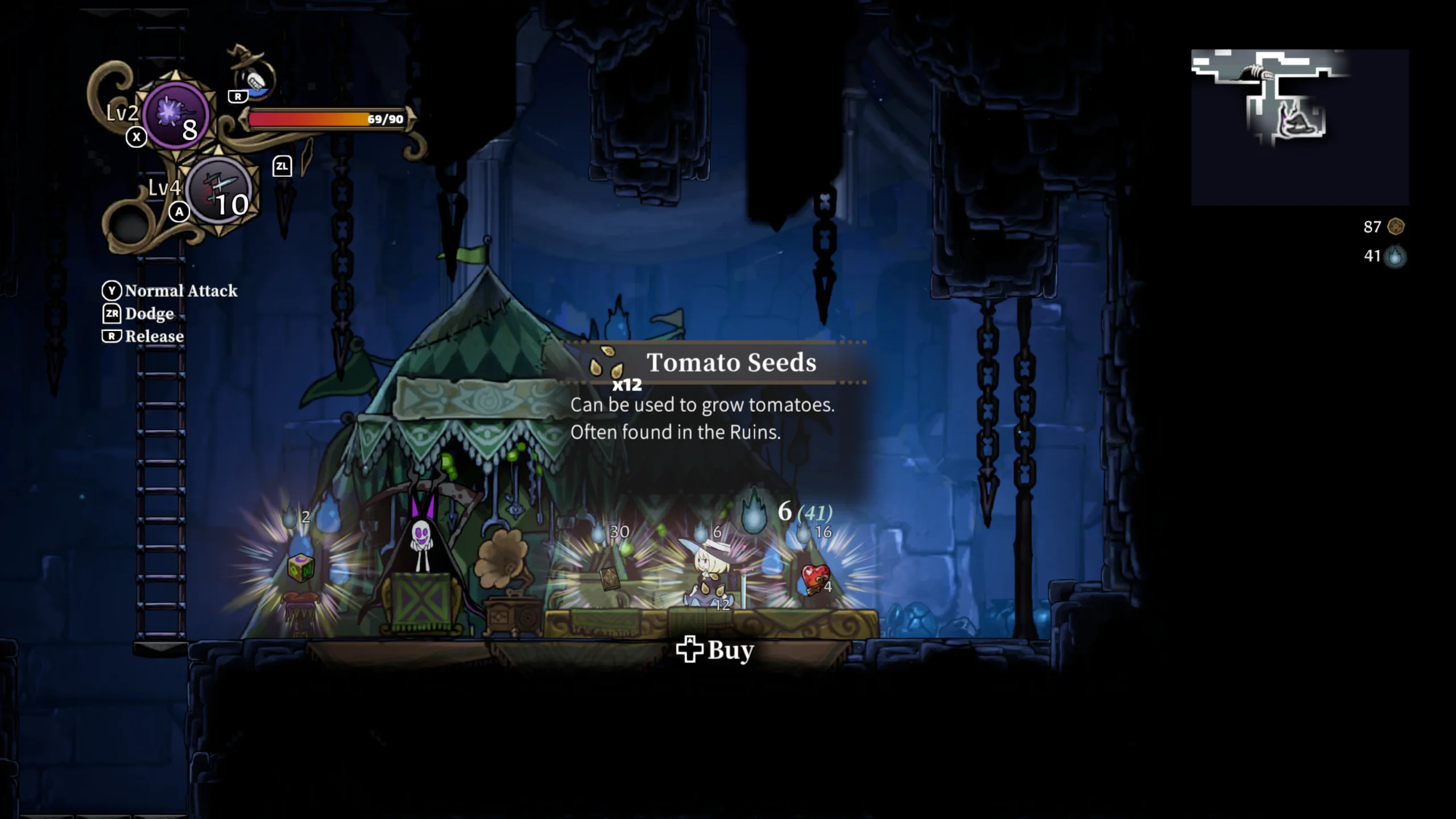 Never Grave: The Witch and The Curse на Nintendo Switch — Скриншот