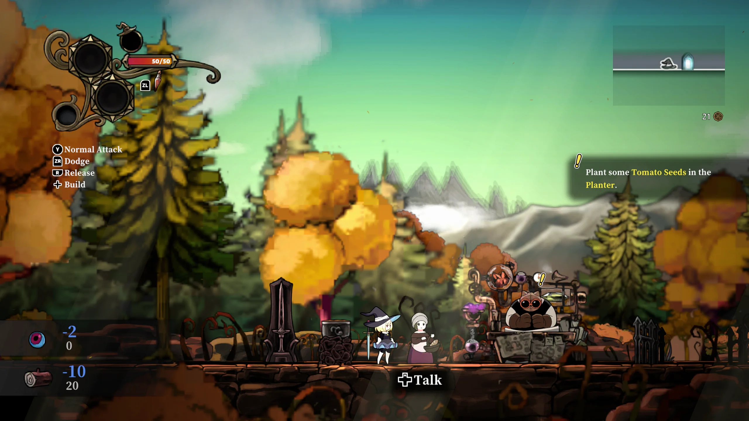 Never Grave: The Witch and The Curse на Nintendo Switch — Скриншот