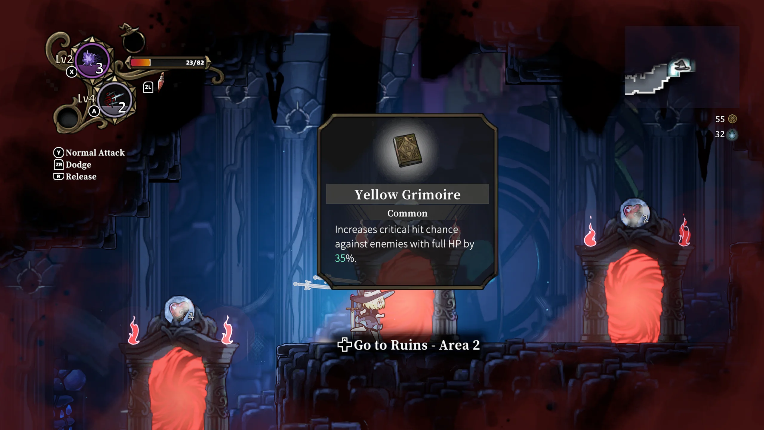 Never Grave: The Witch and The Curse на Nintendo Switch — Скриншот