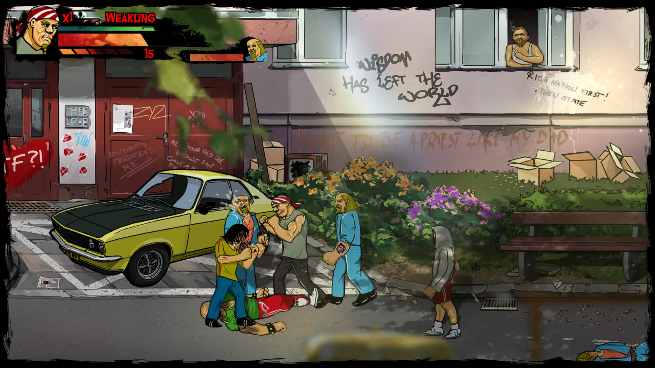 Skinny & Franko: Fists of Violence на Nintendo Switch — Скриншот