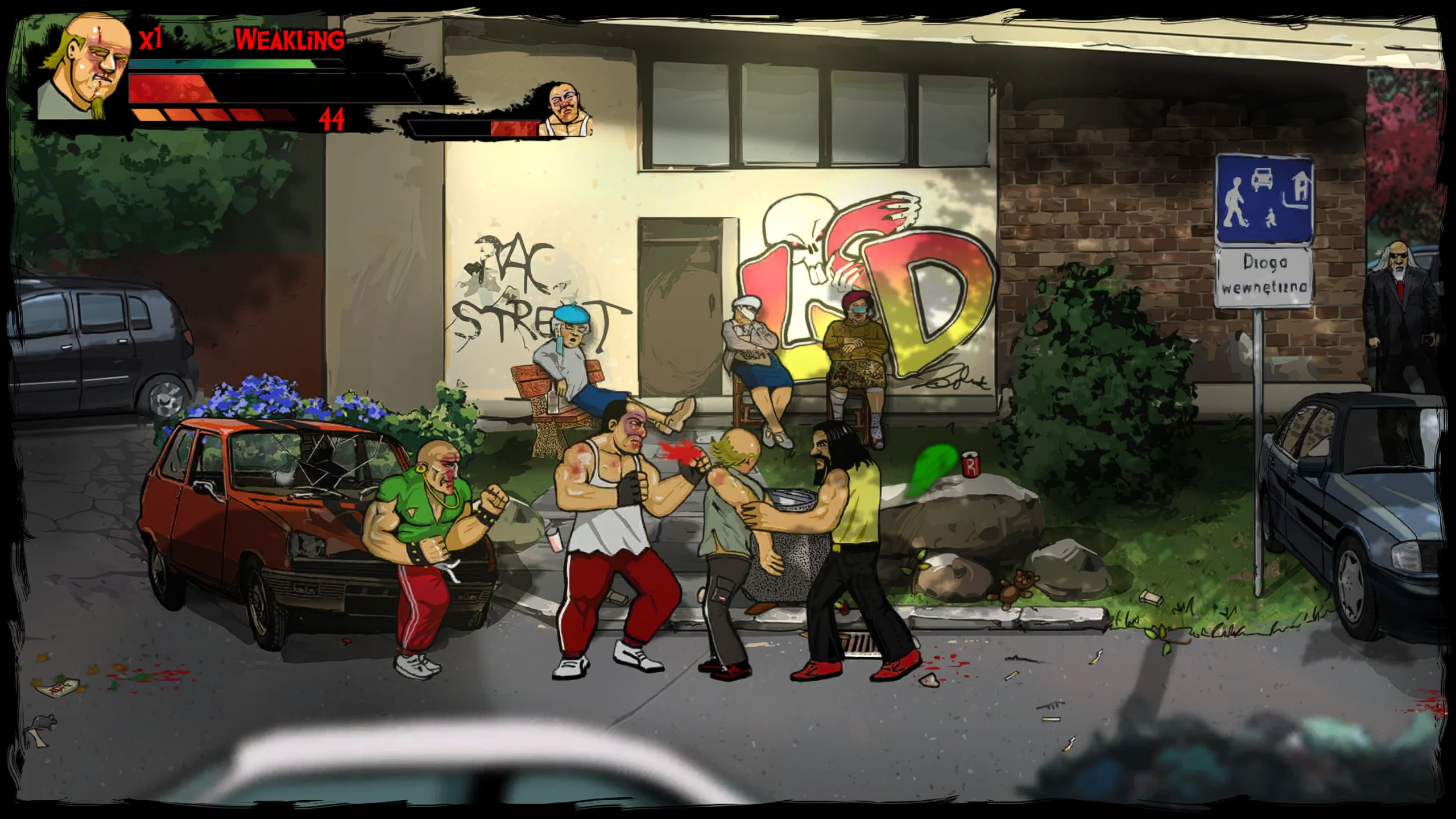 Skinny & Franko: Fists of Violence на Nintendo Switch — Скриншот