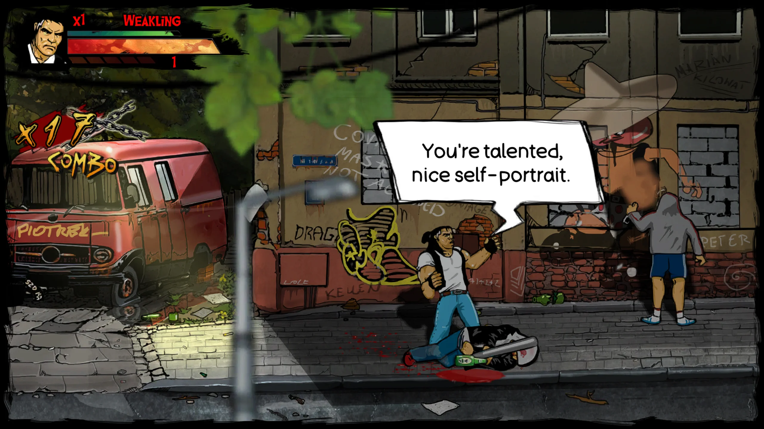 Skinny & Franko: Fists of Violence на Nintendo Switch — Скриншот